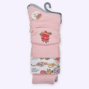 New Ed Hardy Woman’s Slouchy Sock Set